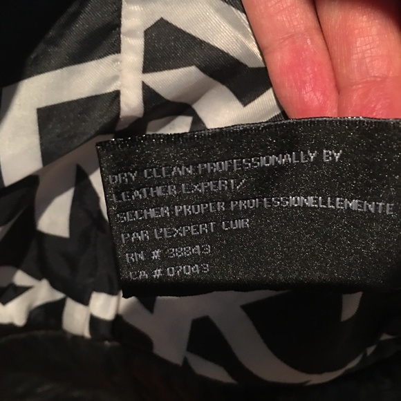 DKNY Leather Jacket - Picture 5 of 10